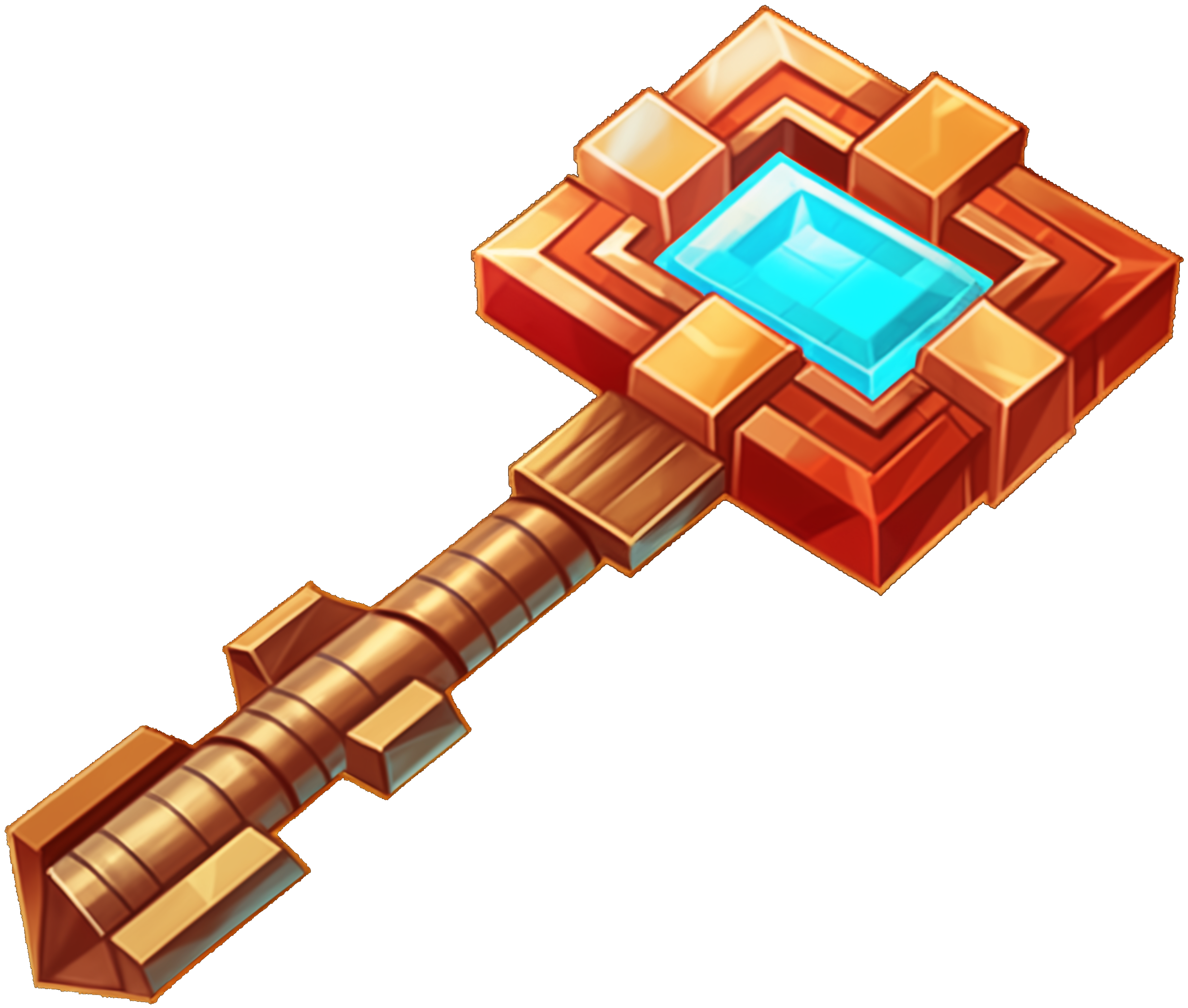 Clé en Citrine